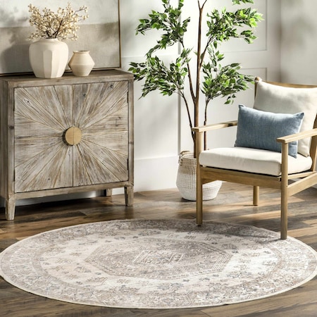 Nuloom Darby Persian Spill Proof Machine Washable Area Rug 6ft BIJL05B-R606